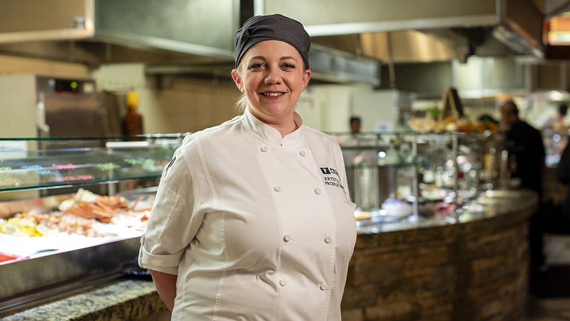 buffet head chef